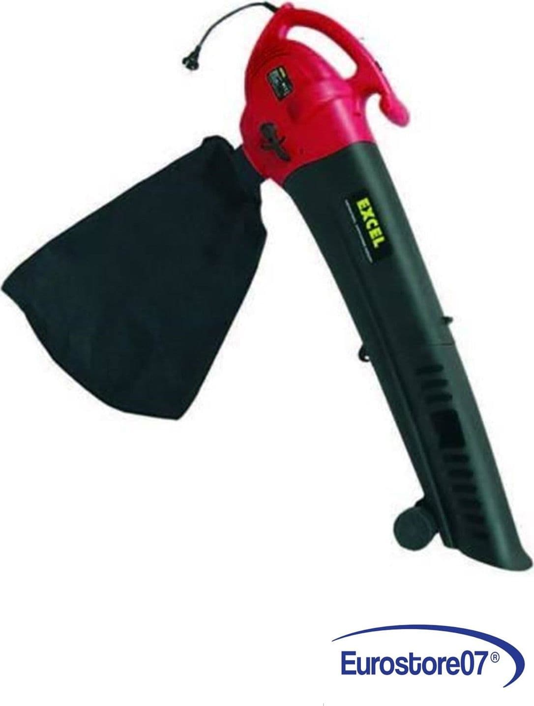 Excel aspiratore / soffiatore + ruote appoggio 2400 watt elettrico fer 180290