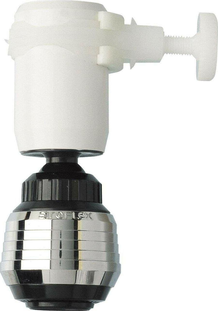 SIROFLEX ROMPIGETTO ATTACCO UNIVERSALE SNODATO CON DOCCETTA CM 9 FER 58537 in prodotto EuroStore07 - Alatri, commercioVirtuoso.it