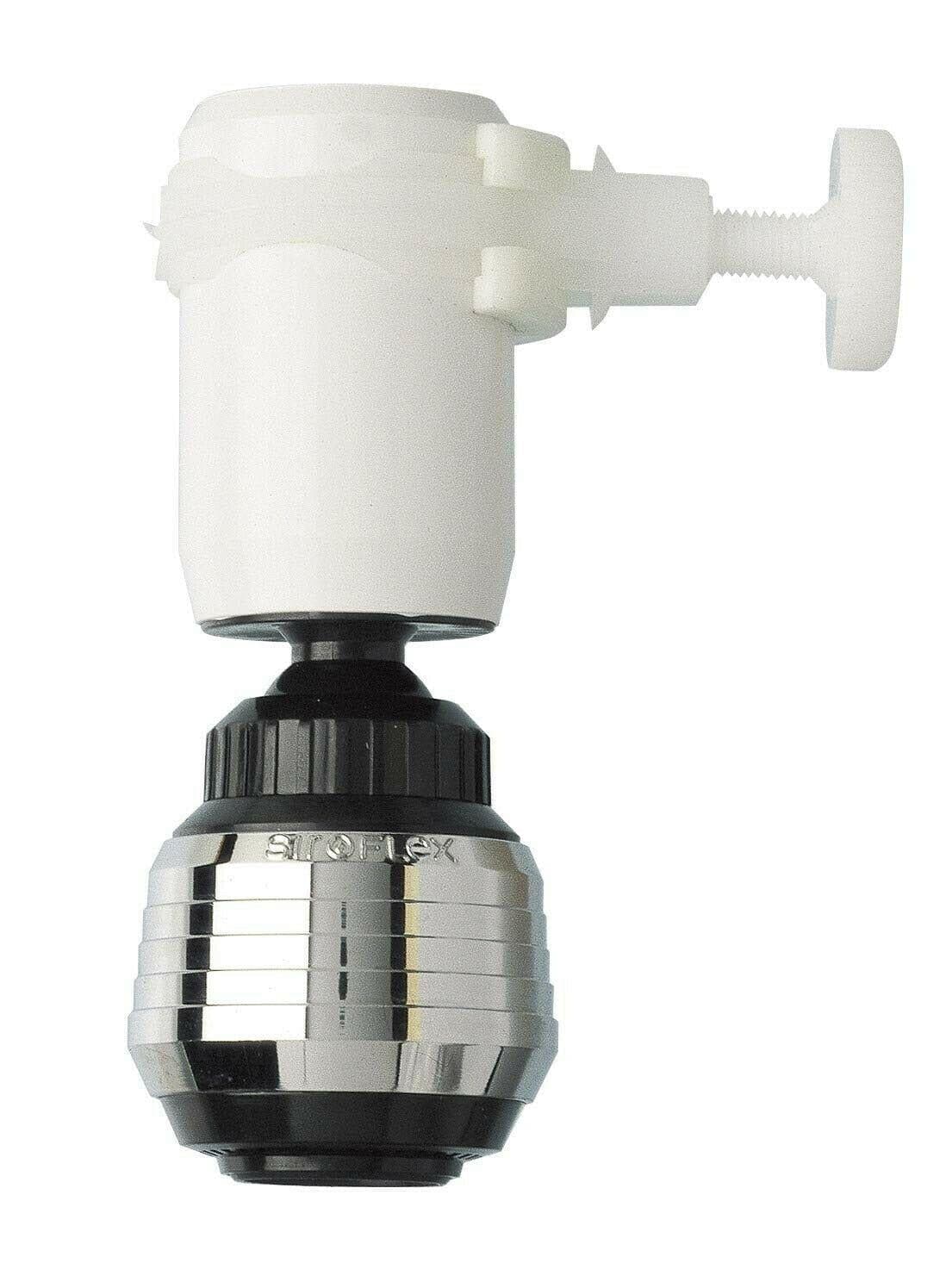 SIROFLEX ROMPIGETTO ATTACCO UNIVERSALE SNODATO CON DOCCETTA CM 9 FER 58537 in prodotto EuroStore07 - Alatri, commercioVirtuoso.it