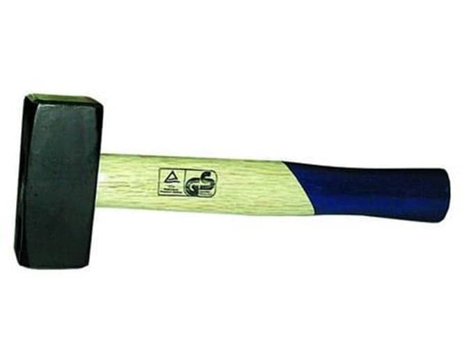 MAZZETTA CON MANICO IN LEGNO testa in acciaio DIN 6475 GS-TUV - gr.1000 in prodotto EuroStore07 - Alatri, commercioVirtuoso.it
