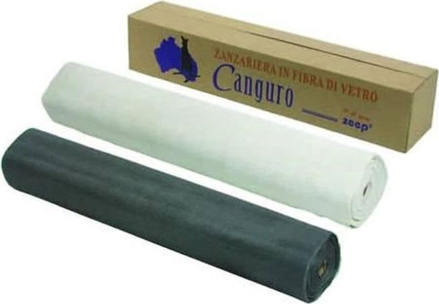 ZANZARIERA IN FIBRA VETRO EXTRA maglia 18/16 - cm.120 x mt.50 - colore bianco - in prodotto EuroStore07 - Alatri, commercioVirtuoso.it