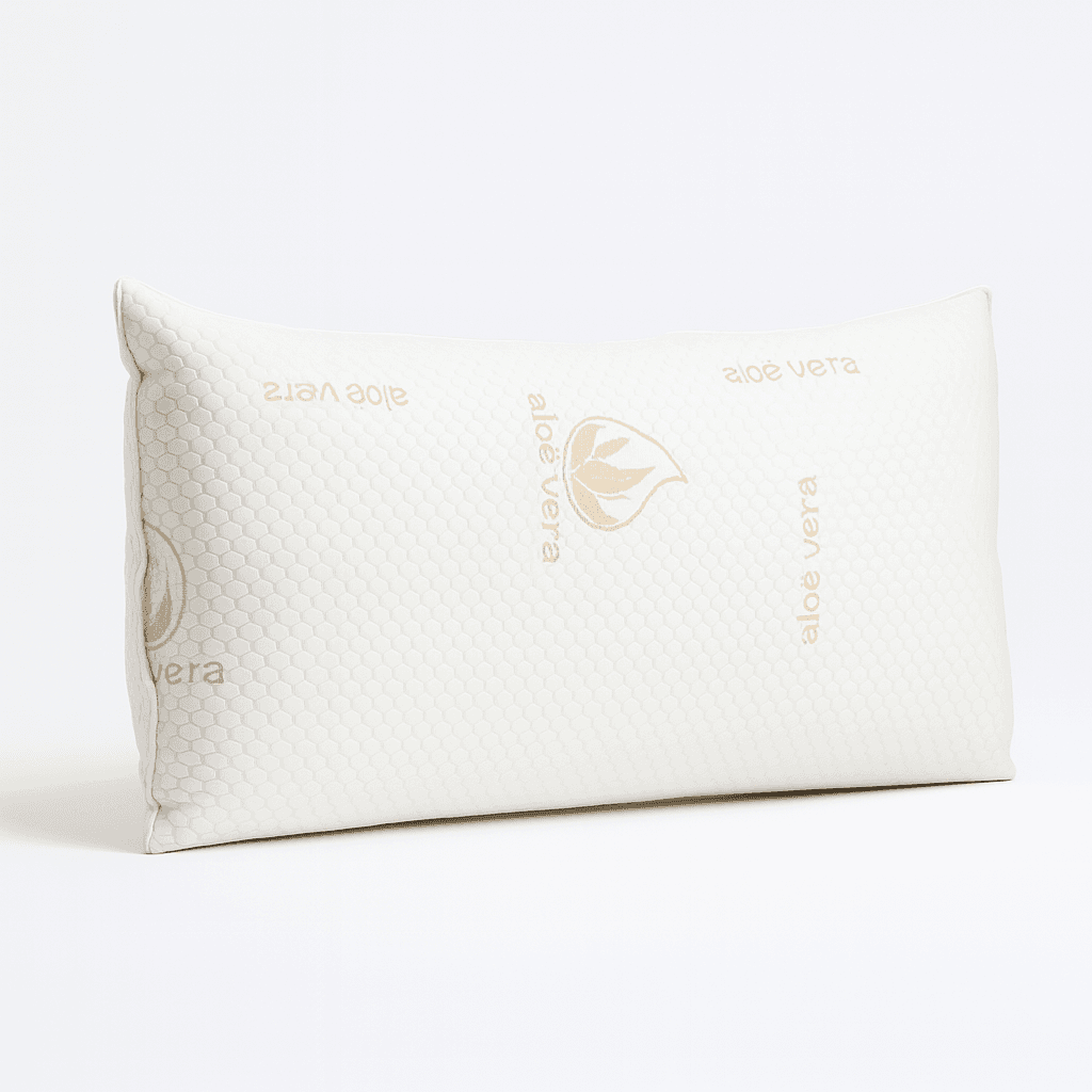 Cuscino Maxi Schiuma AloeVera Anatomico Anallergico Traspirante Borsa PVC 90x40cm in Cuscini standard Danyx - Casoria, commercioVirtuoso.it
