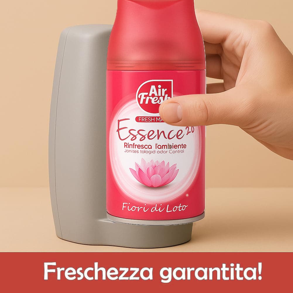 Air Fresh Deomatic Ricariche Profumatore Ambiente 6x250ml Spray Fiore di Loto Antiodore in Spray profumati per la stanza Danyx - Casoria, commercioVirtuoso.it