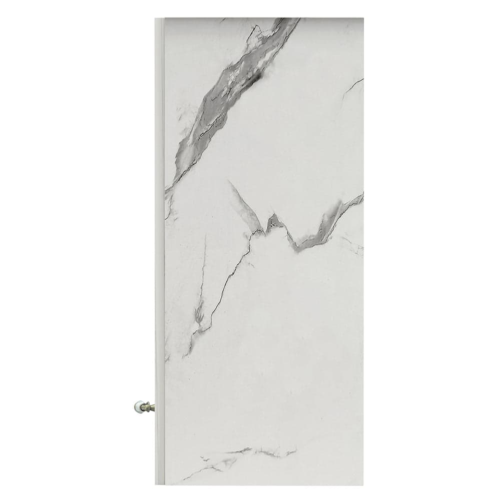 Mobile Cucina Pensile 2Ante Componibile in Legno Colore Bianco Marmo 80x32 H72cm in Moduli componibili Danyx - Casoria, commercioVirtuoso.it