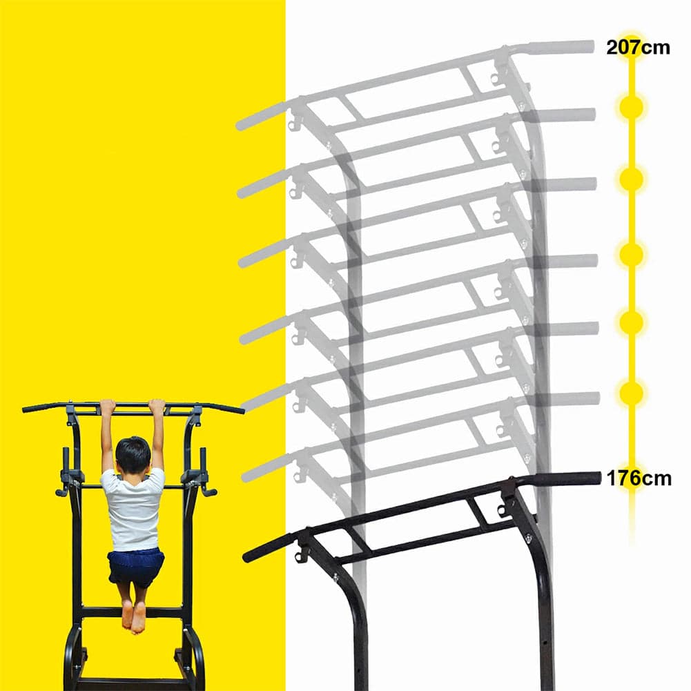 Torre Multifunzione Fitness Regolabile Calisthenics Barra Trazioni Dip Push Up in Sbarra per trazioni Danyx - Casoria, commercioVirtuoso.it