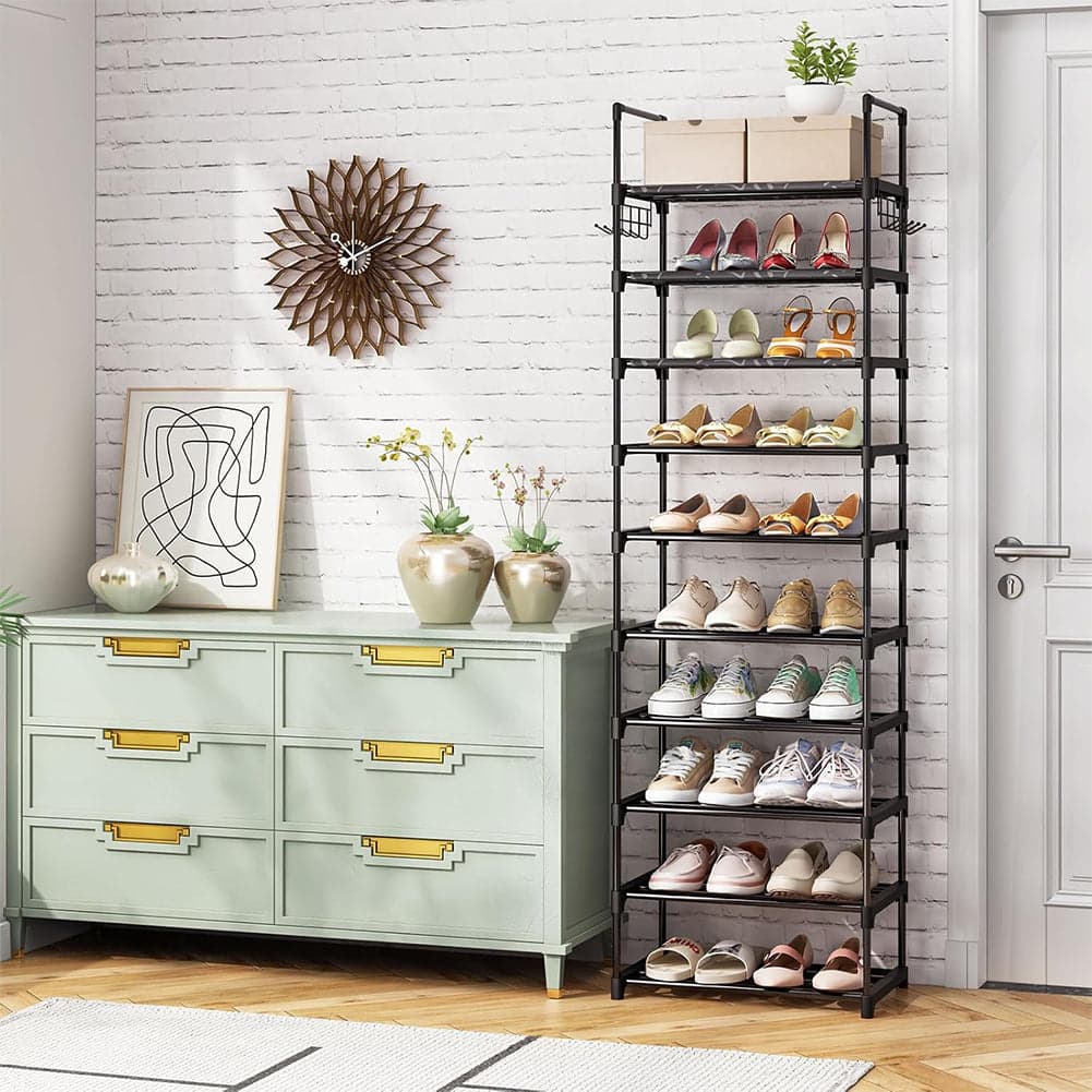 Scarpiera Modulabile 10Ripiani in Metallo Organizer Salvaspazio Scarpe Accessori in Scaffali portascarpe Danyx - Casoria, commercioVirtuoso.it