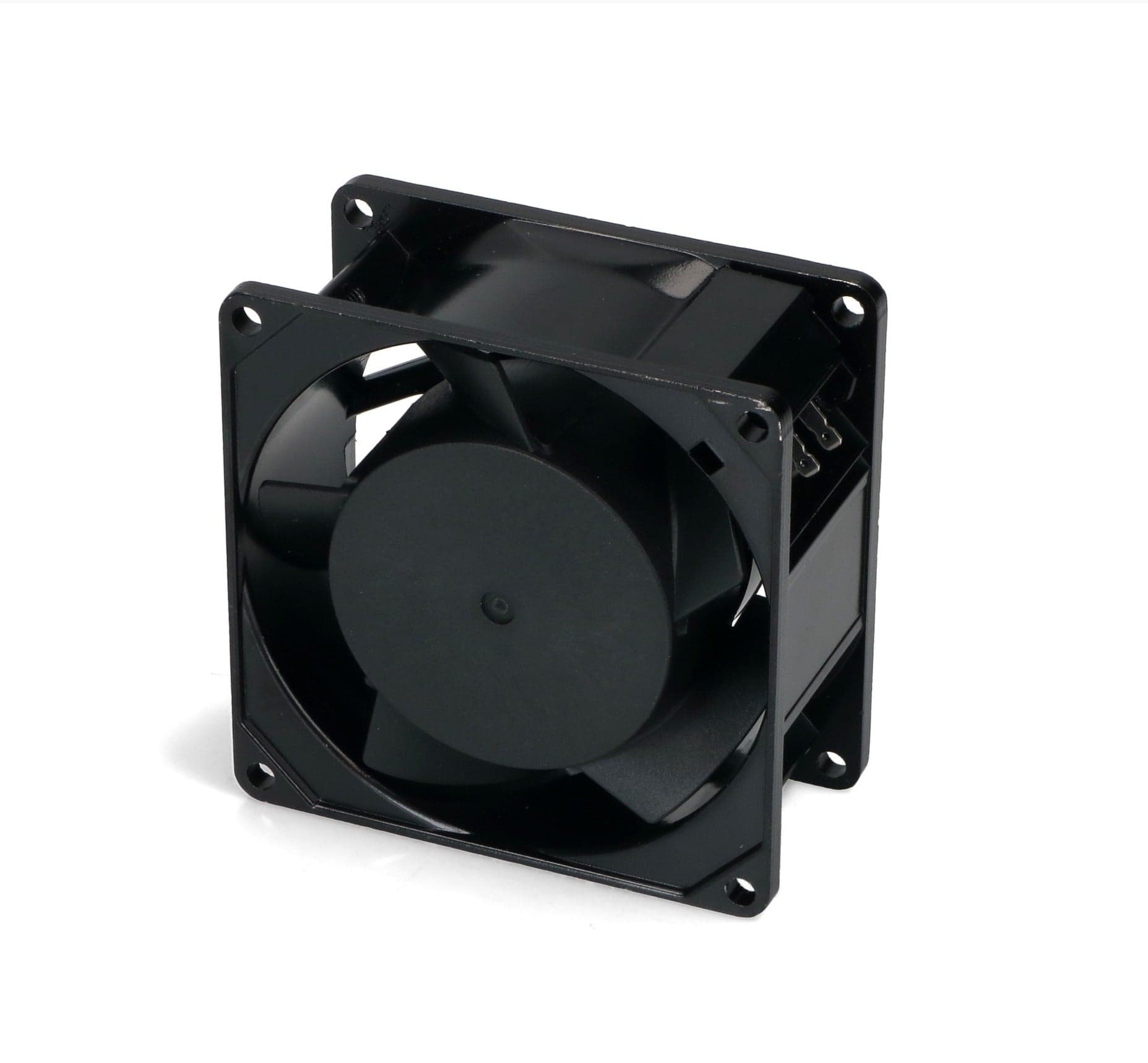 VENTILATORE ASSIALE 80 X 80 X 38 MM- 220 V VENTOLA FRIGO PC QUADRATA - EU 16VN08 in prodotto EuroStore07 - Alatri, commercioVirtuoso.it