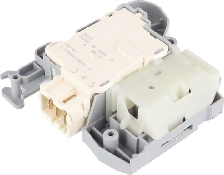 ELETTROSERRATURA BLOCCOPORTA PER LAVATRICE CANDY HOOVER ZEROWATT 43030357 BP 19 in prodotto EuroStore07 - Alatri, commercioVirtuoso.it