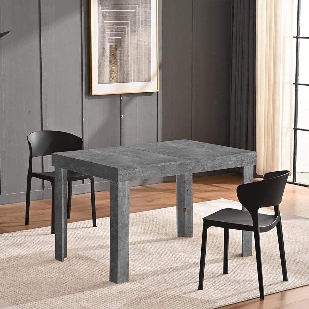 Tavolo da Pranzo Allungabile Fino 6 Posti 120-200cm Cemento Cucina Estensibile in Console e tavoli da divano Esplodia - Napoli, commercioVirtuoso.it