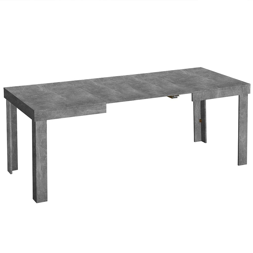 Tavolo da Pranzo Allungabile Fino 6 Posti 120-200cm Cemento Cucina Estensibile in Console e tavoli da divano Esplodia - Napoli, commercioVirtuoso.it