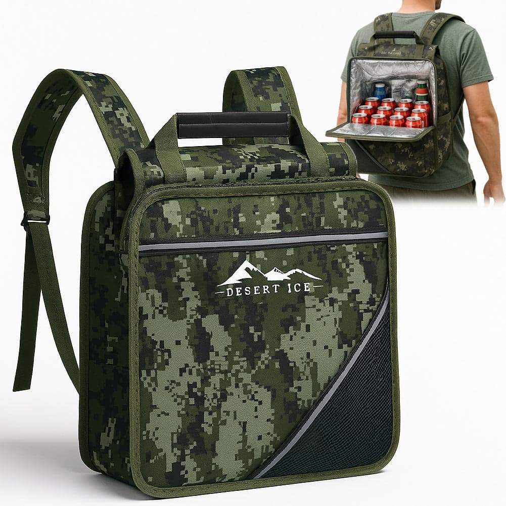 Zaino Borsa Frigo 18L Verde Militare per Campeggio Mare Picnic Trekking Multiuso in Frigoriferi Esplodia - Napoli, commercioVirtuoso.it