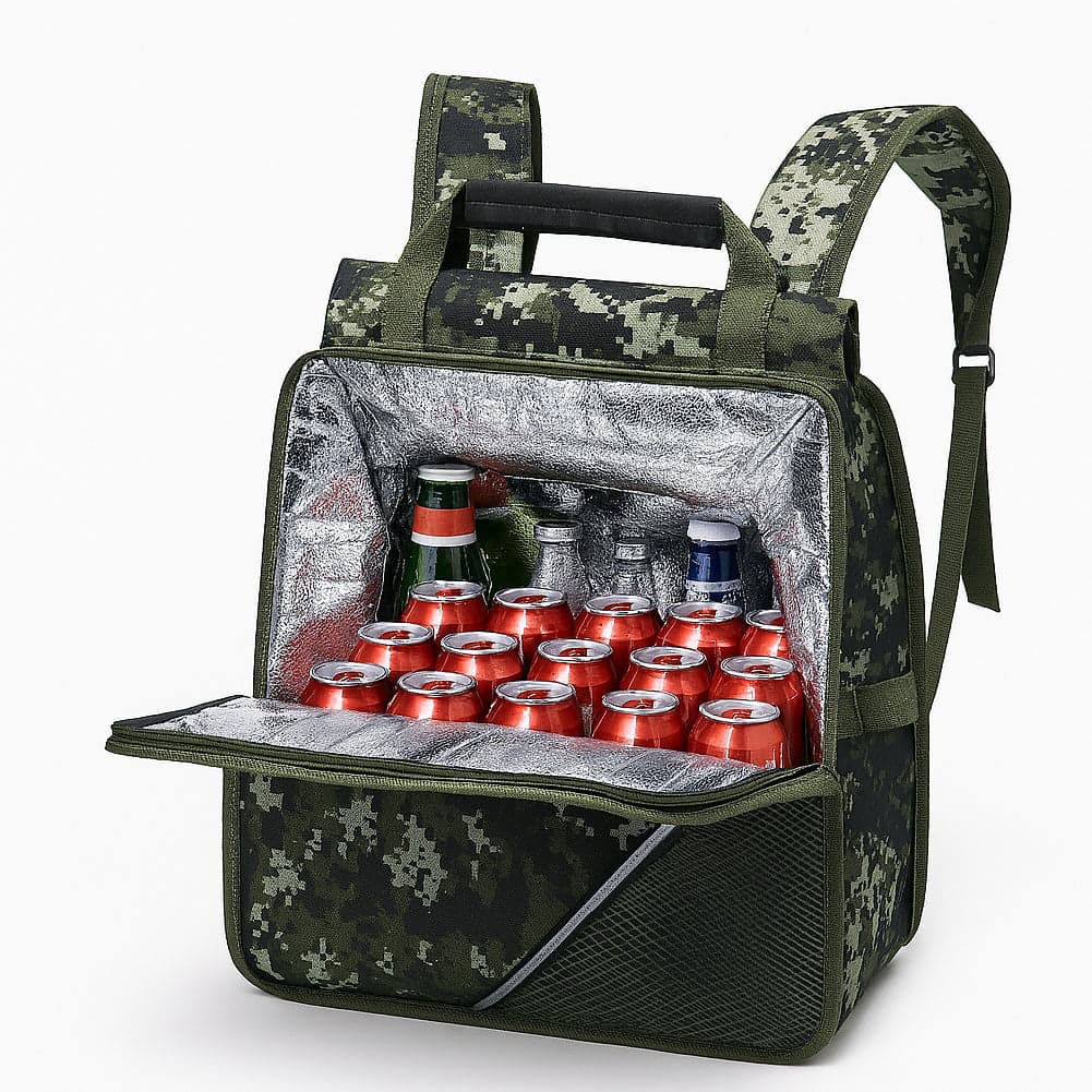 Zaino Borsa Frigo 18L Verde Militare per Campeggio Mare Picnic Trekking Multiuso in Frigoriferi Esplodia - Napoli, commercioVirtuoso.it