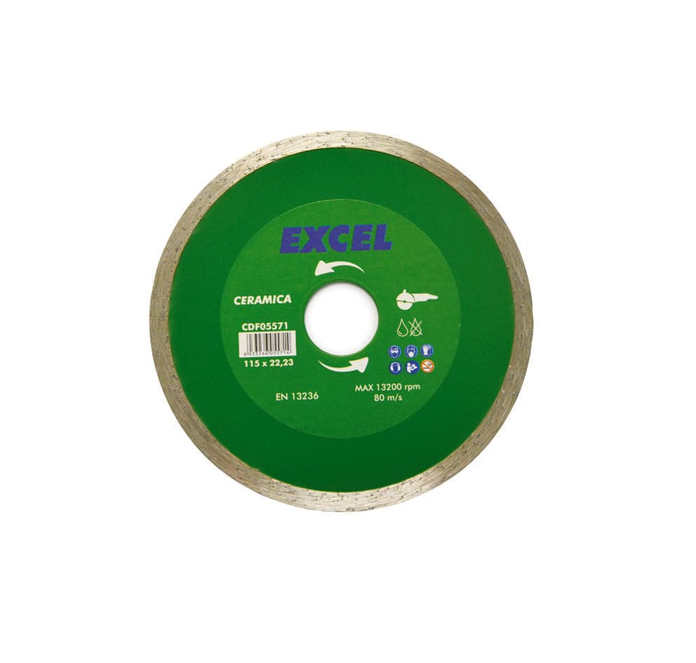 Disco Diamantati Per Ceramica Ø Mm.115 Smerigliatrice -CORONA LISCIA Ferr 95204 in prodotto EuroStore07 - Alatri, commercioVirtuoso.it