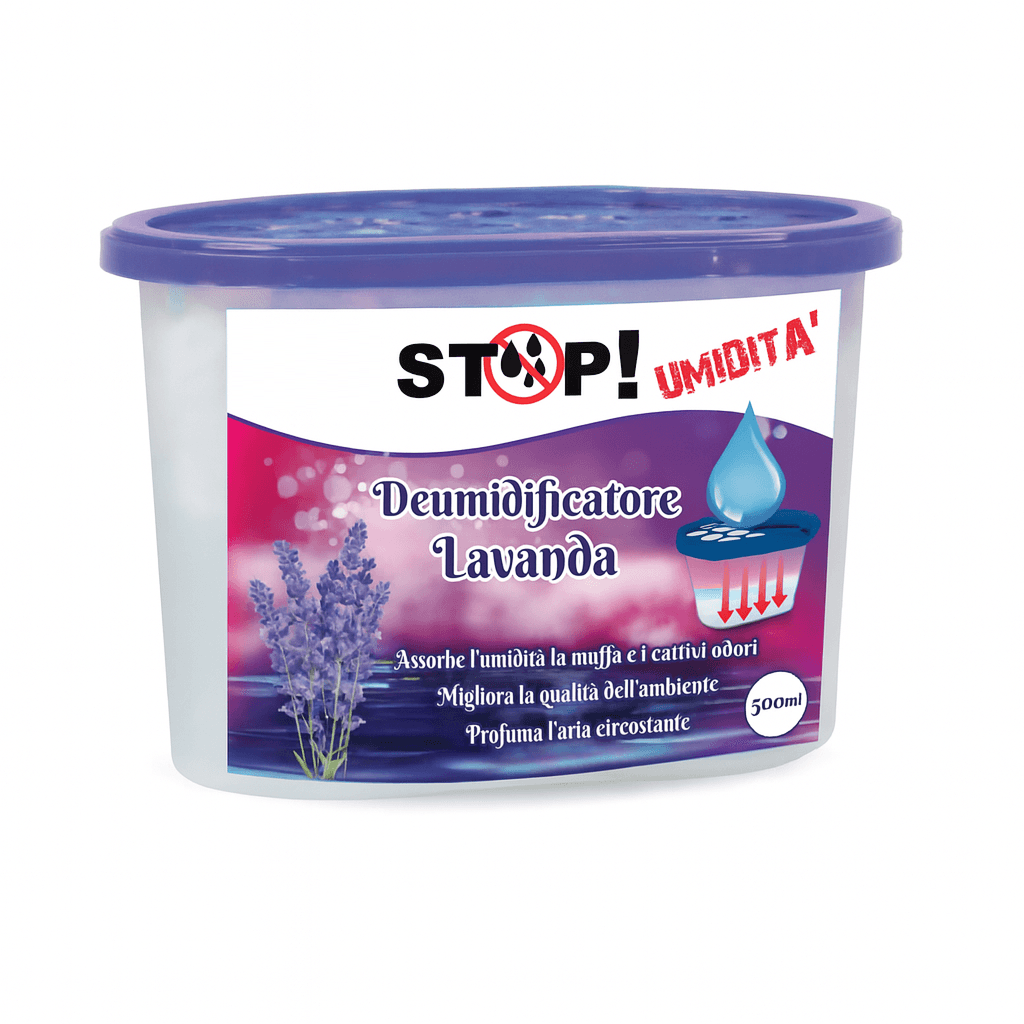 6pz Deumidificatore Casa Portatile 500ml contro Muffa Assorbi Umidità Lavanda in Deumidificatori Danyx - Casoria, commercioVirtuoso.it