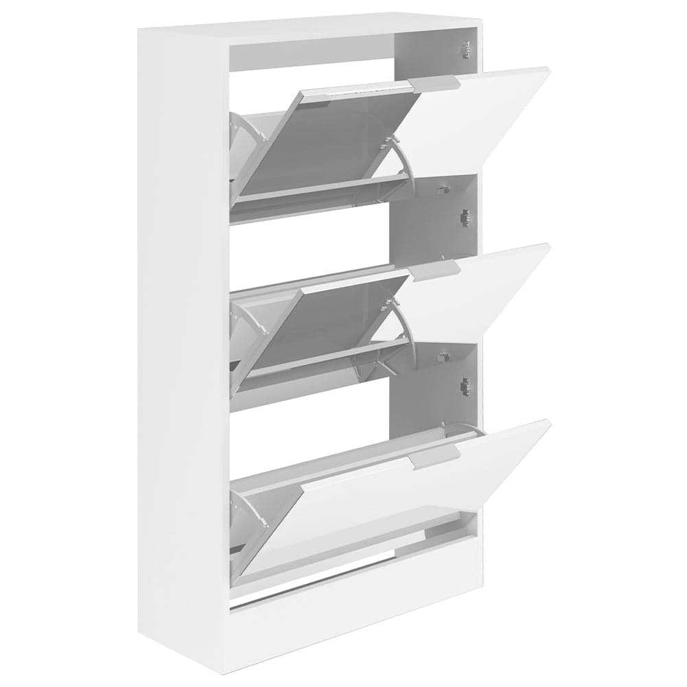 Scarpiera con 3 Ante a Specchio Ribaltabili Porta Scarpe Salvaspazio 63x24x115cm in Scaffali portascarpe Esplodia - Napoli, commercioVirtuoso.it