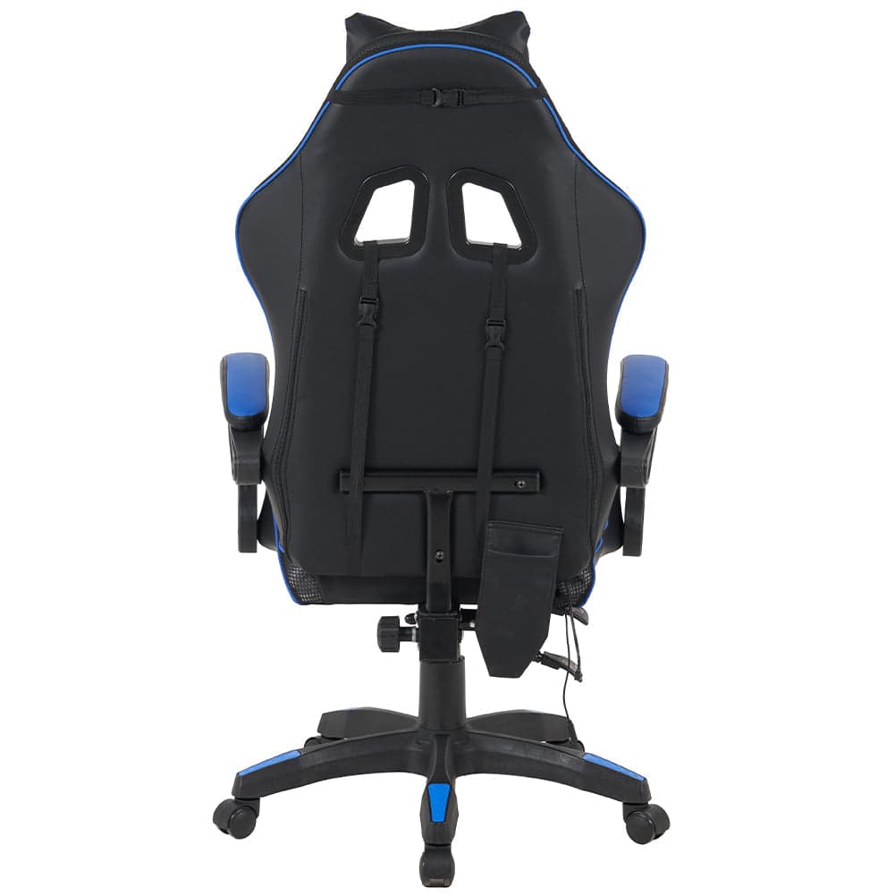 Sedia Gaming da Scrivania Blu e Nera con Led RGB Altezza Regolabile 106-116cm in Sedie Gaming Esplodia - Napoli, commercioVirtuoso.it