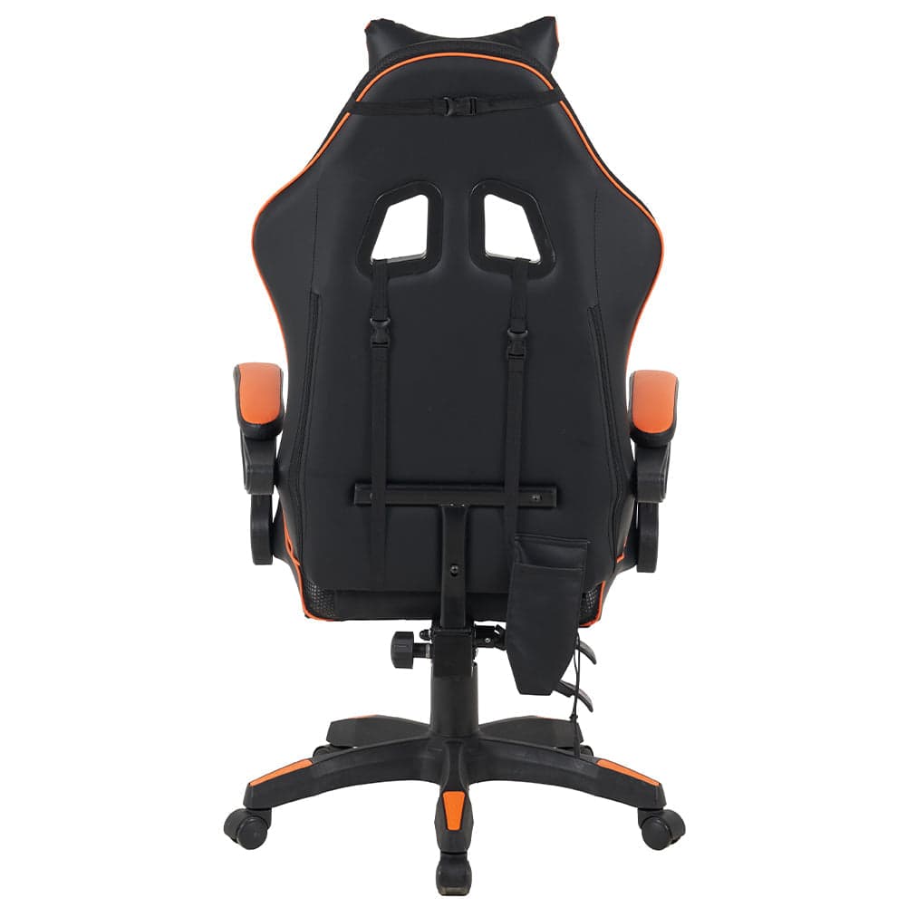 Sedia Gaming da Scrivania Arancione e Nera Led RGB Altezza Regolabile 106-116cm in Sedie Gaming Esplodia - Napoli, commercioVirtuoso.it