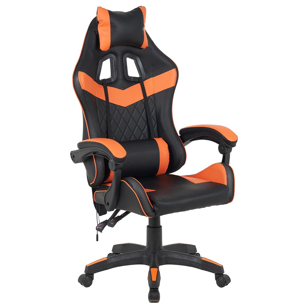 Sedia Gaming da Scrivania Arancione e Nera Led RGB Altezza Regolabile 106-116cm in Sedie Gaming Esplodia - Napoli, commercioVirtuoso.it