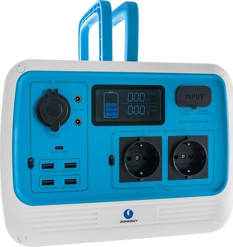 GENERATORE CORRENTE 700W PORTATILE RICARICA SOLARE BATTERIA PRESE SCHUKO AC USB-C in Generatori Trade Shop italia - Napoli, commercioVirtuoso.it