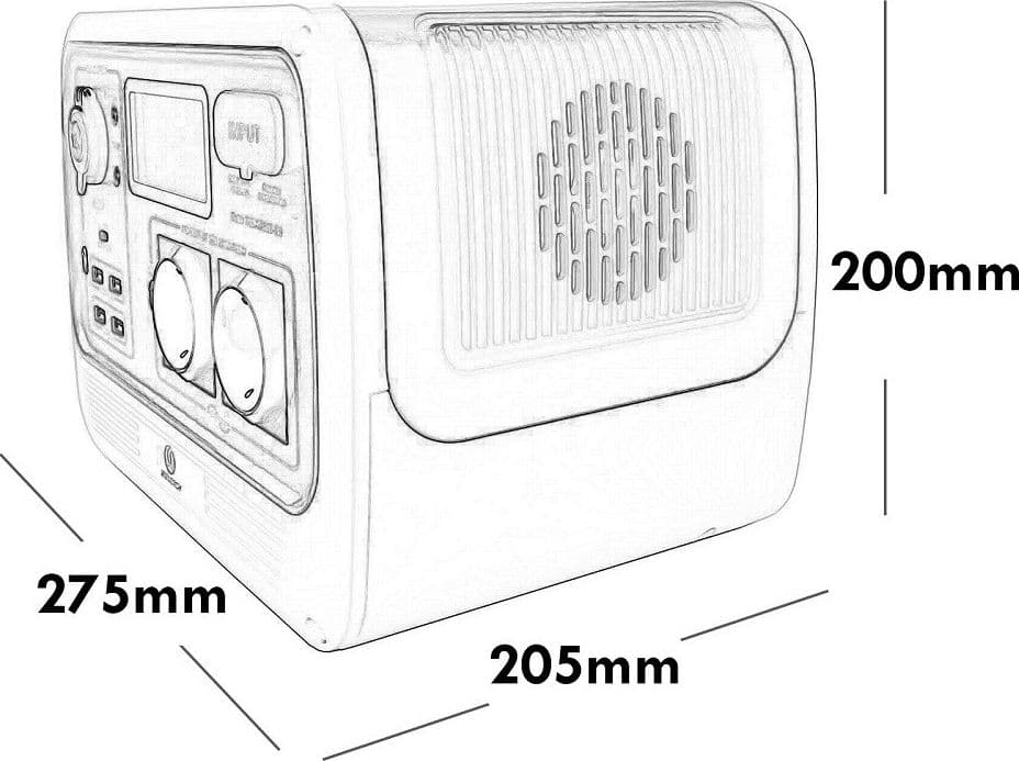 GENERATORE CORRENTE 700W PORTATILE RICARICA SOLARE BATTERIA PRESE SCHUKO AC USB-C in Generatori Trade Shop italia - Napoli, commercioVirtuoso.it