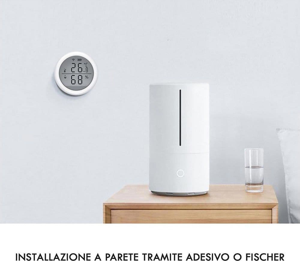 TERMOMETRO SMART WIFI SENSORE TEMPERATURA UMIDITA APP IFTTT SMART LIFE ALEXA GOOGLE in Igrometri Trade Shop italia - Napoli, commercioVirtuoso.it