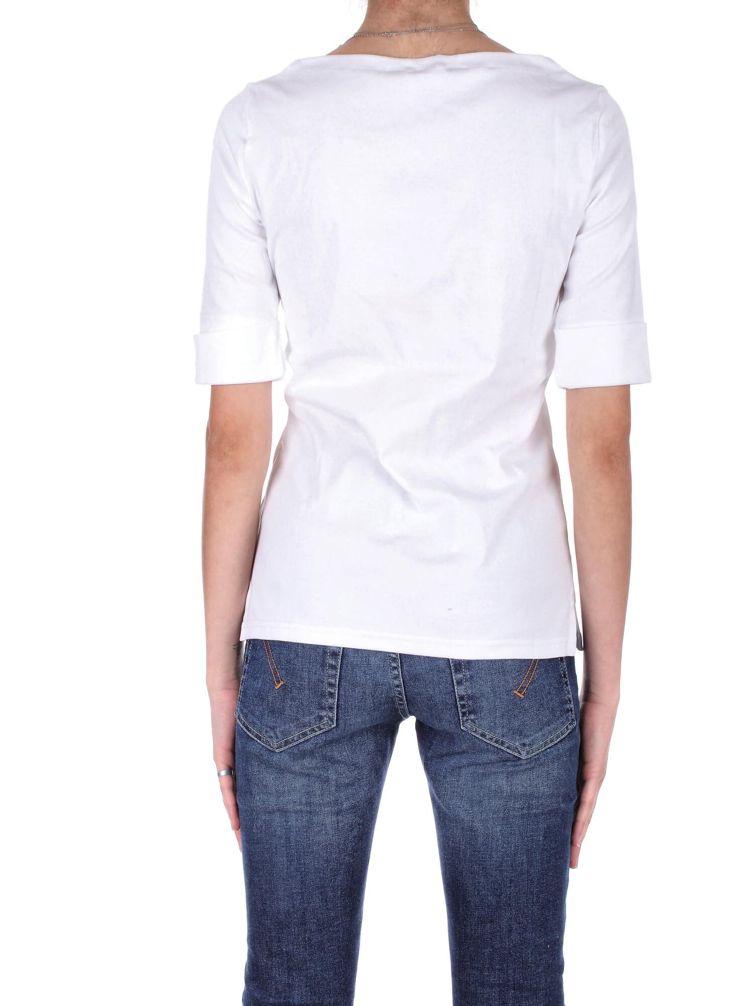 Ralph Lauren T-shirt e Polo Bianco da donna in T-shirt Drestige - Casamassima, commercioVirtuoso.it