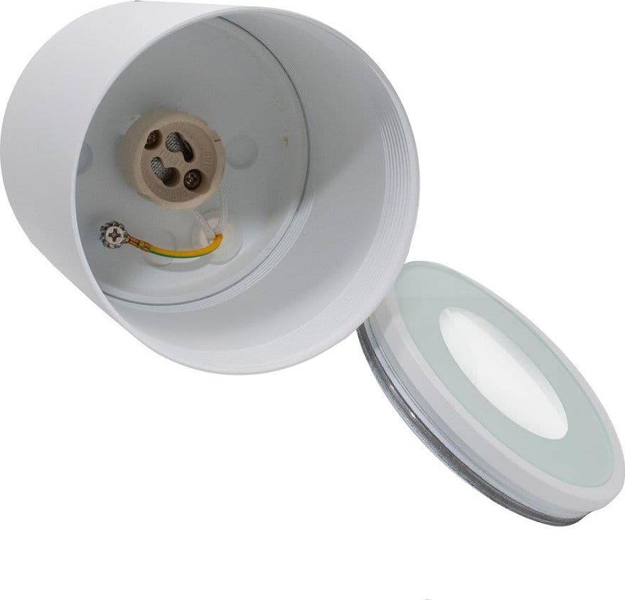 FARETTO LAMPADA SOFFITTO ATTACCO GU10 PLAFONIERA TONDA ESTERNO LED IMPERMEABILE in Plafoniere Trade Shop italia - Napoli, commercioVirtuoso.it