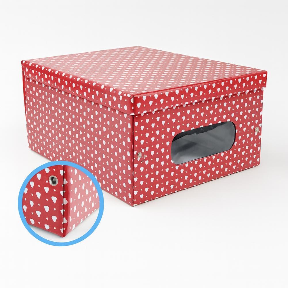 Kit 4pz Scatole Box Sistemazione Armadio in PVC Pieghevole 50x39 H24cm Col.Ass in Contenitori sottoletto Danyx - Casoria, commercioVirtuoso.it