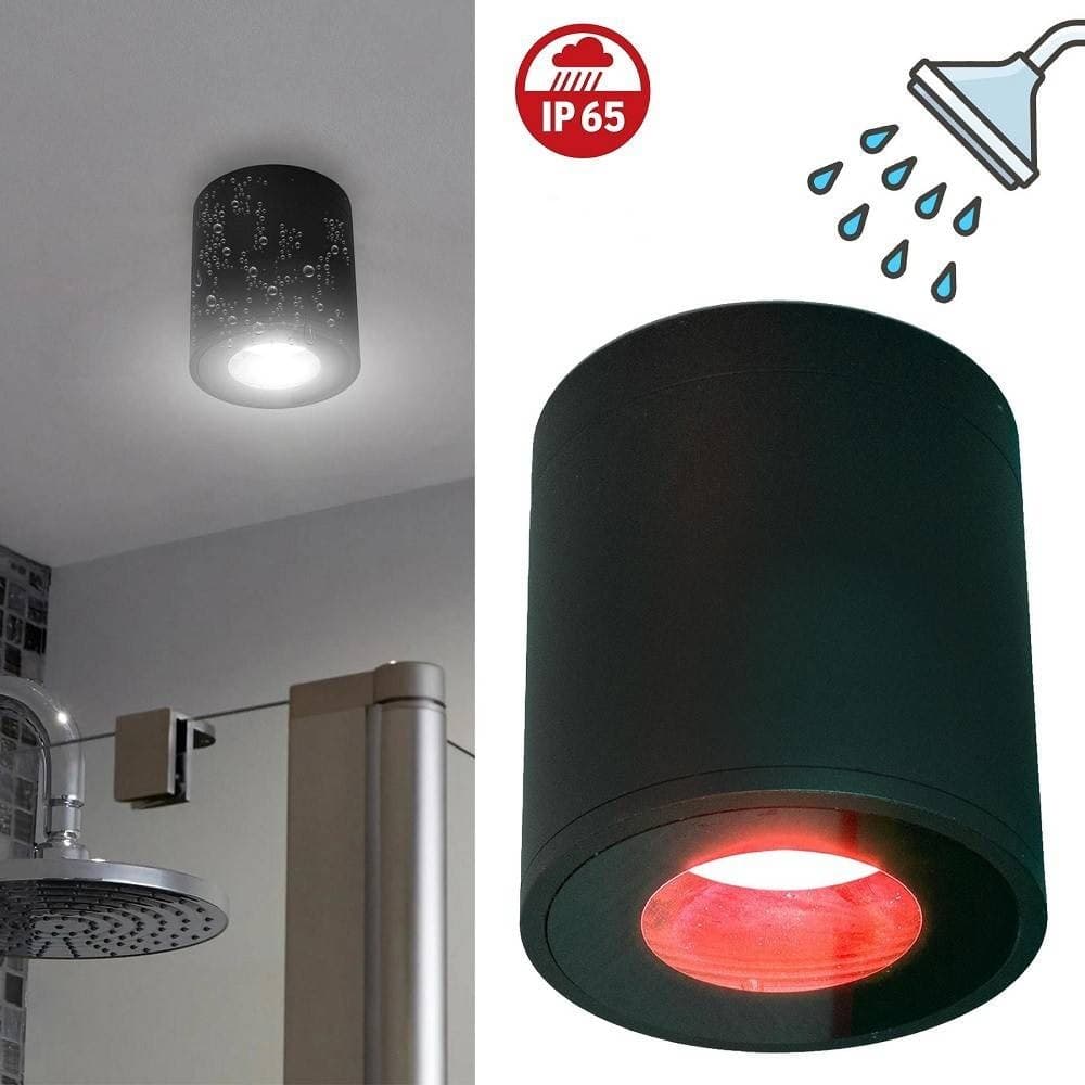 FARETTO LAMPADA SOFFITTO BAGNO VASCA BOX DOCCIA PORTALAMPADA GU10 IMPERMEABILE IP65 in Plafoniere Trade Shop italia - Napoli, commercioVirtuoso.it