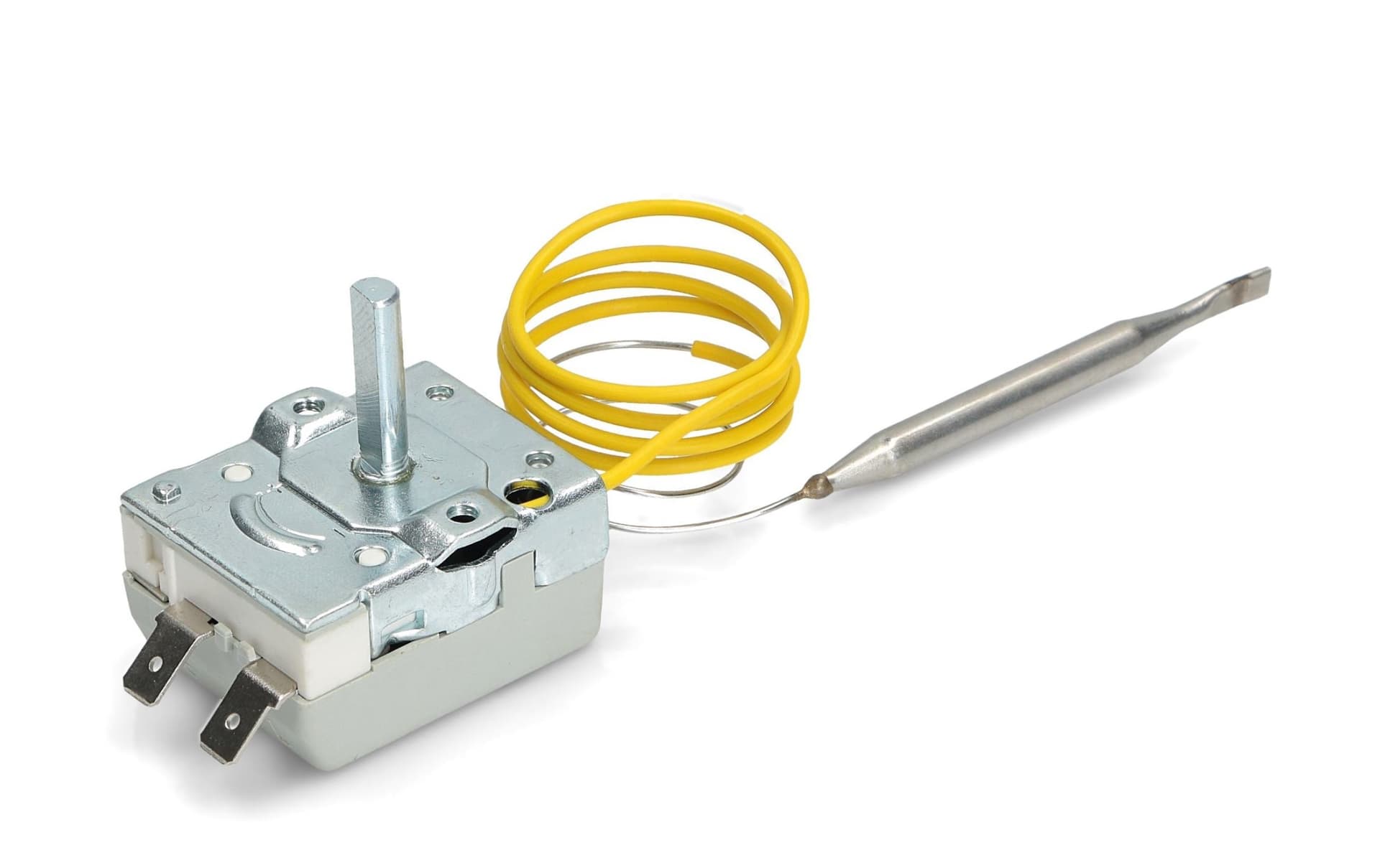 TERMOSTATO SCALDABAGNO NT1A2AOA 25/75°C TECASA Alberino: 23mm, sonda: Ø6x70mm2 in prodotto EuroStore07 - Alatri, commercioVirtuoso.it