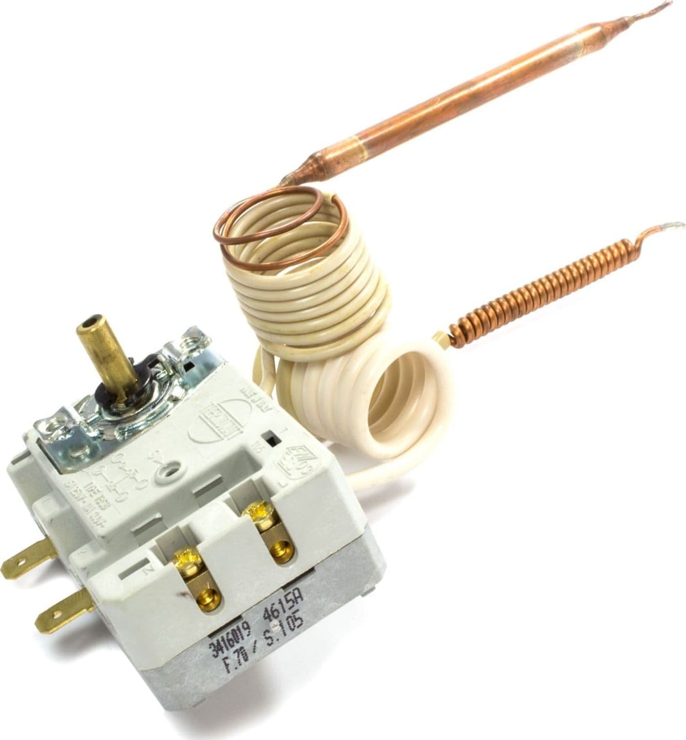 TERMOSTATO SCALDABAGNO TBSB R 70/105° 800/70 SONDA 100mm, Ø6mm. 2 contatti. in prodotto EuroStore07 - Alatri, commercioVirtuoso.it