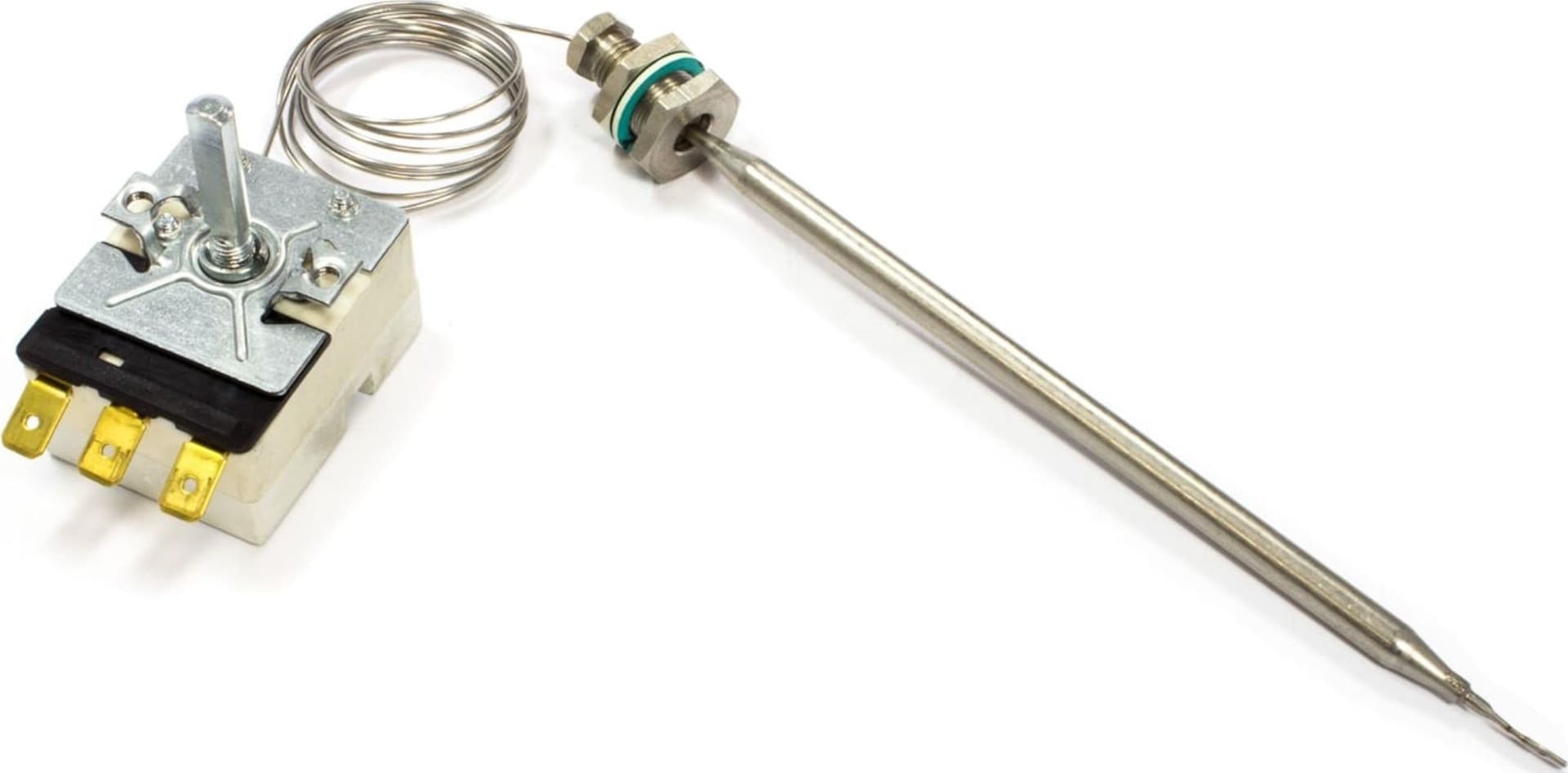 TERMOSTATO SCALDABAGNO 96°C EGO 55.13212.370 96°C. Capillare: 830mm. 3 CONTATTI in prodotto EuroStore07 - Alatri, commercioVirtuoso.it