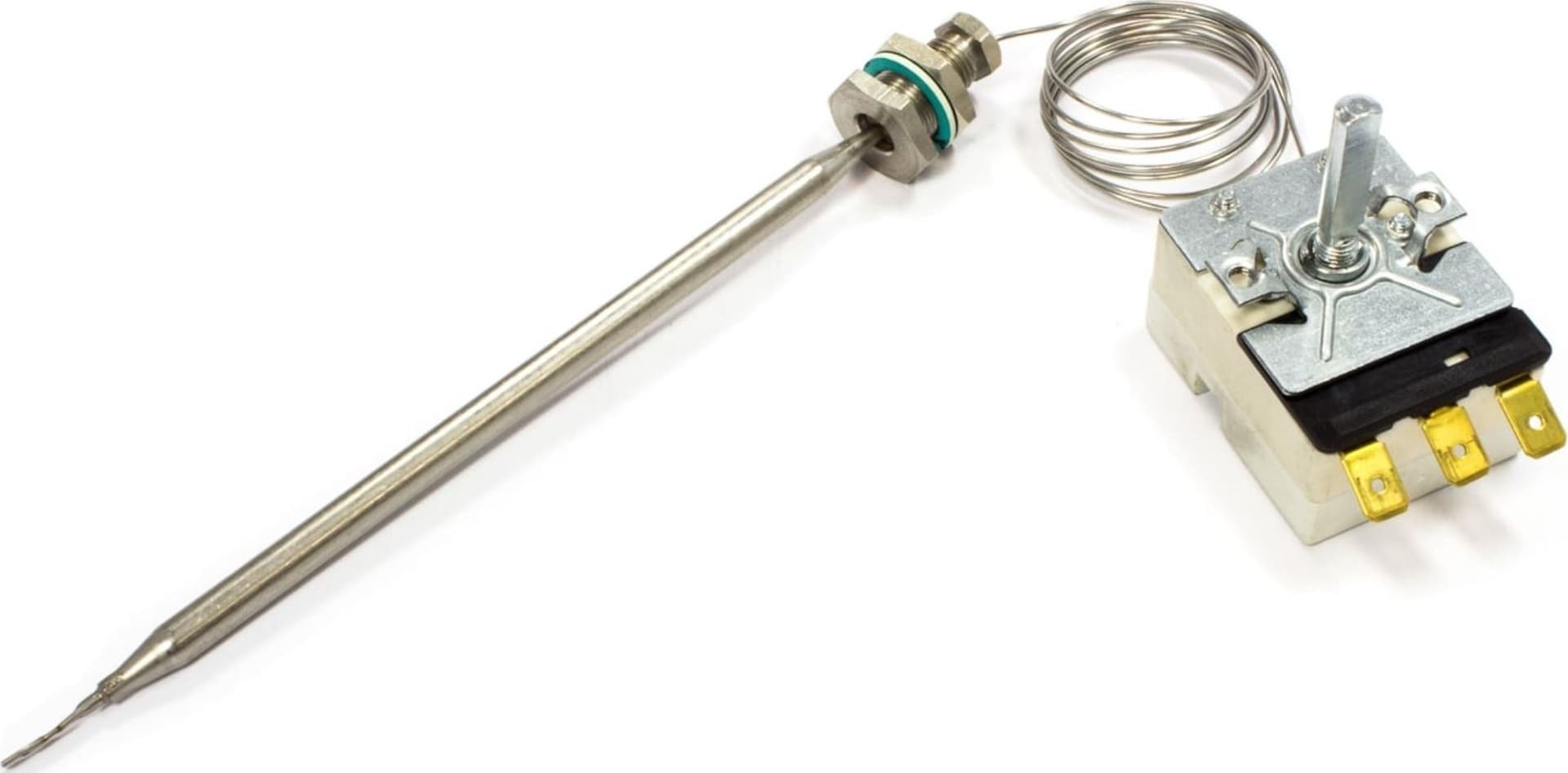 TERMOSTATO SCALDABAGNO 96°C EGO 55.13212.370 96°C. Capillare: 830mm. 3 CONTATTI in prodotto EuroStore07 - Alatri, commercioVirtuoso.it
