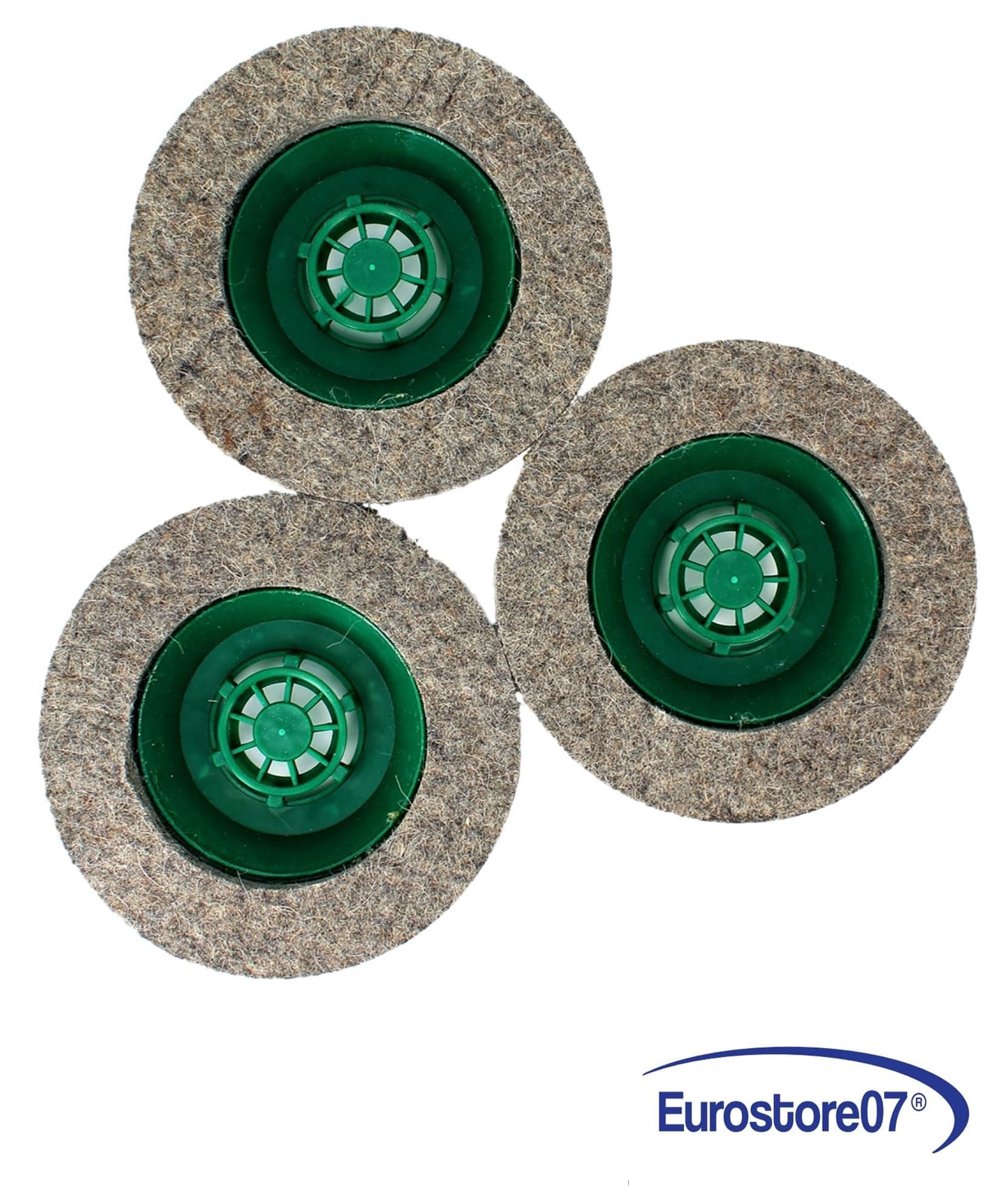 LUCIDATRICE FOLLETTO PULILUX PL510 / PL511 / PL512 3 SPAZZOLE CON FELTRO