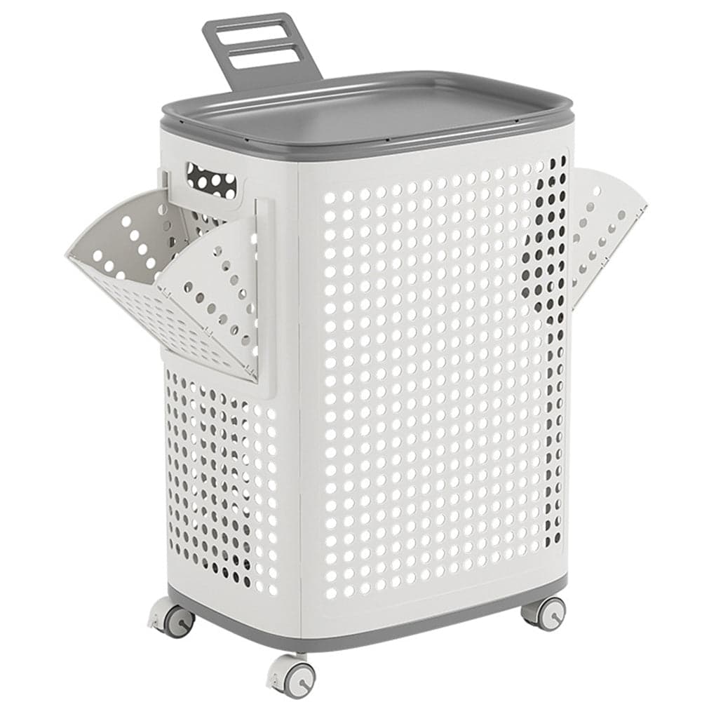 Portabiancheria con Ruote Cassetti Separatori Porta Biancheria Anti Odore Bianco in Ceste per la biancheria Esplodia - Napoli, commercioVirtuoso.it