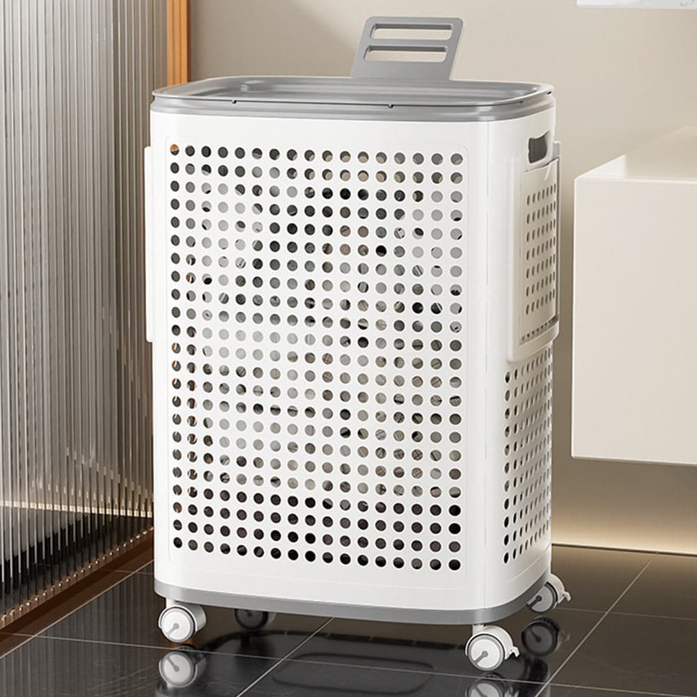 Portabiancheria con Ruote Cassetti Separatori Porta Biancheria Anti Odore Bianco in Ceste per la biancheria Esplodia - Napoli, commercioVirtuoso.it