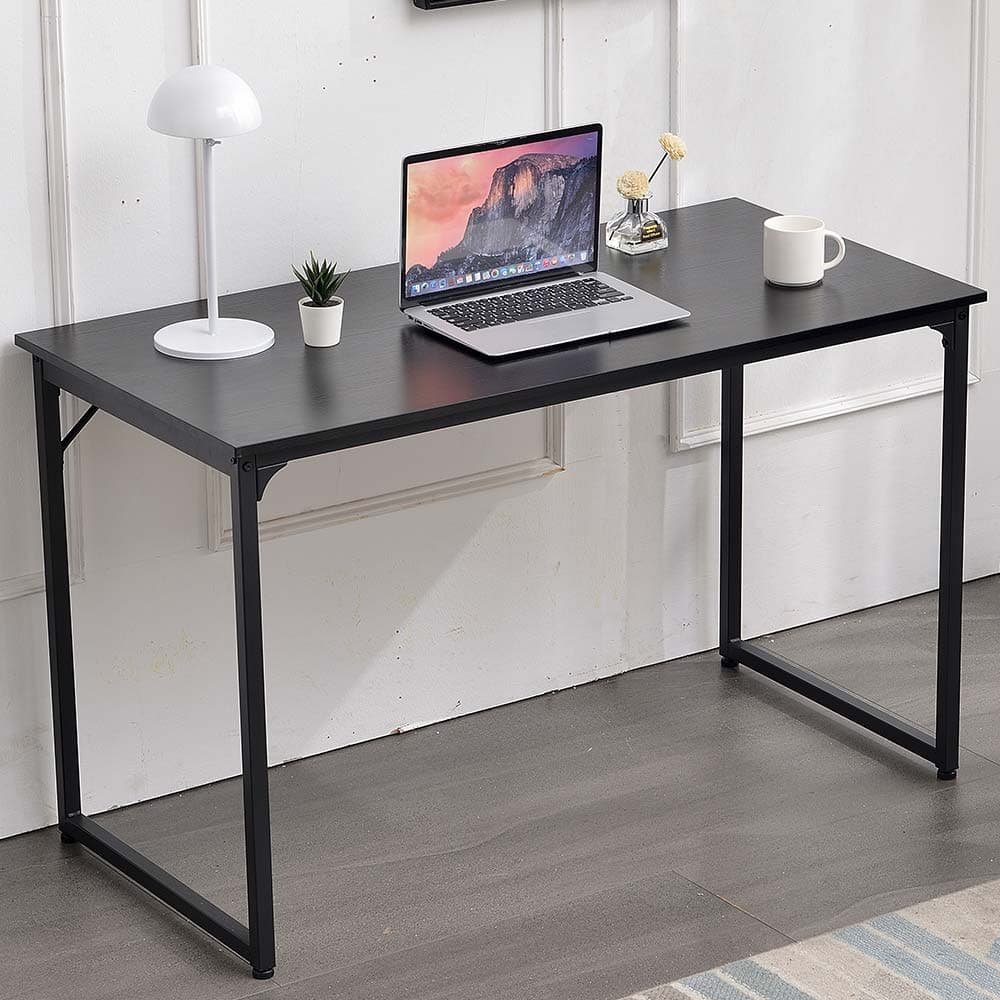 Scrivania Tavolo Porta PC Design Industriale Legno Metallo 120x60 Casa Ufficio - 8
