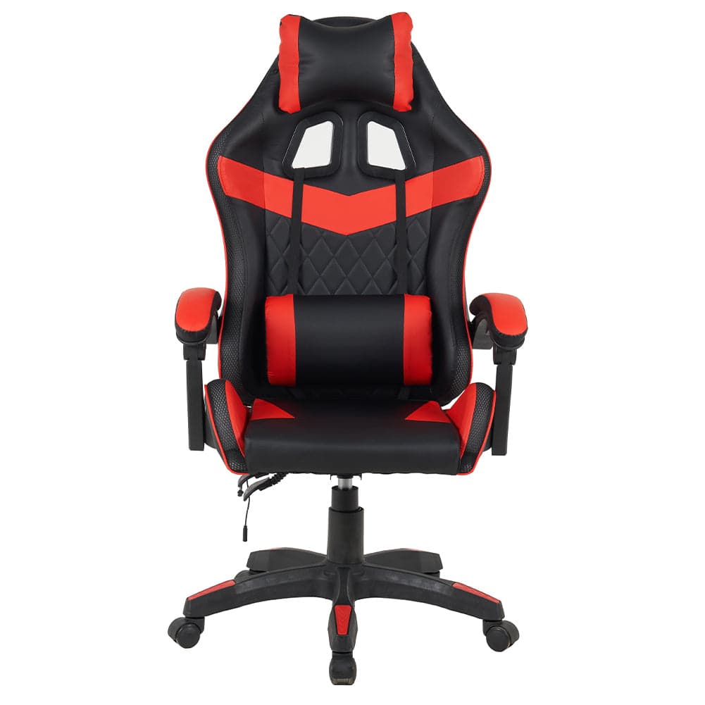 Sedia Gaming Scrivania Led RGB Ergonomica Altezza Eegolabile con 2Cuscini Nero Rosso in Sedie Gaming Danyx - Casoria, commercioVirtuoso.it