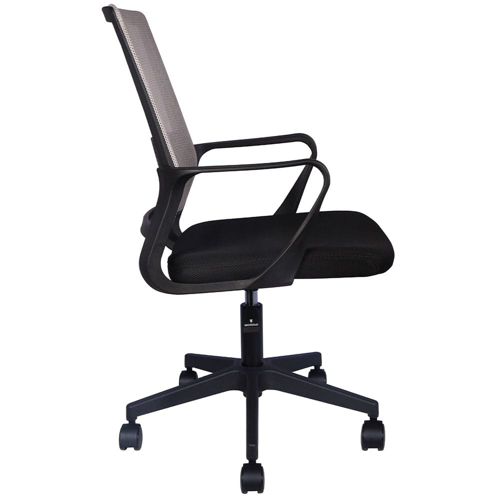 Sedia da Scrivania Nero e Grigio Ruote Piroettanti Seduta Ergonomica da Ufficio in Sedie da scrivania Esplodia - Napoli, commercioVirtuoso.it