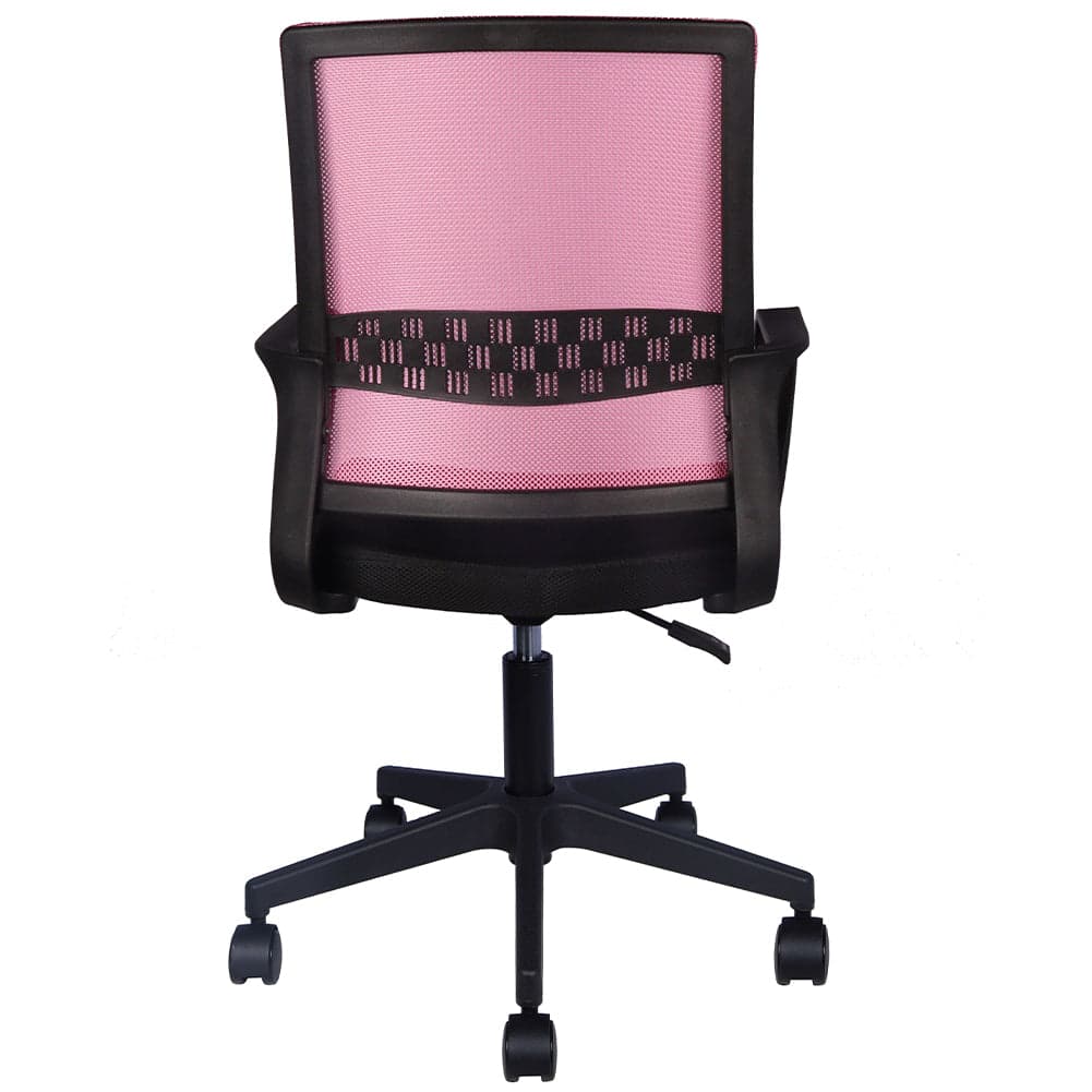 Sedia da Scrivania Nero e Rosa Ruote Piroettanti Seduta Ergonomica da Ufficio in Sedie da scrivania Esplodia - Napoli, commercioVirtuoso.it