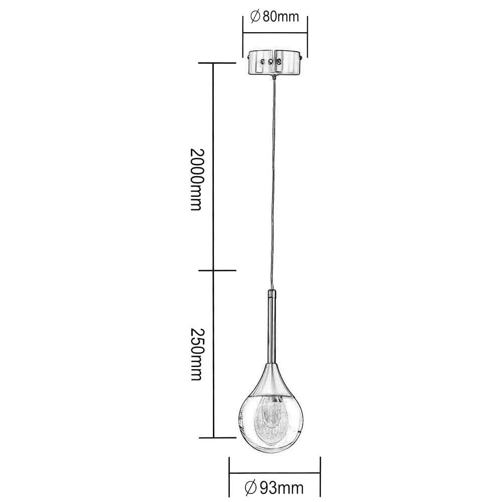 LAMPADARIO MODERNO LED 5W GLOBO LAMPADA DORATA PENDENTE LUCE 3000K 4000K 6500K LP-41 in Lampade a sospensione Trade Shop italia - Napoli, commercioVirtuoso.it