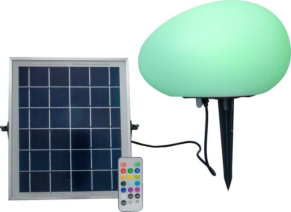 LAMPADA SOLARE LUCE RGB SENSORE CREPUSCOLARE PANNELLO SOLARE RICARICABILE LED 14W in Lampade da parete Trade Shop italia - Napoli, commercioVirtuoso.it
