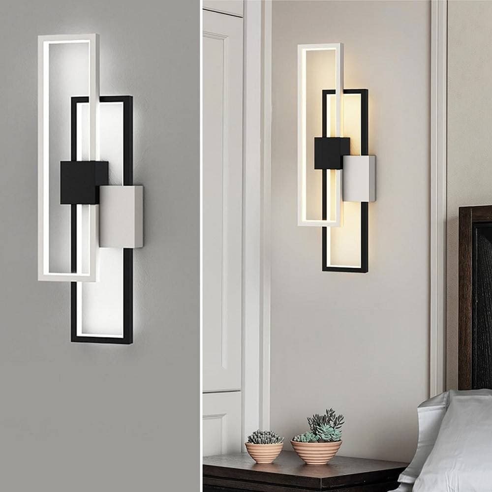 APPLIQUE LED RETTANGOLARE 2X23W CCT 3000K A 6500K PARETE DIMMERABILE TELECOMANDO in Applique Trade Shop italia - Napoli, commercioVirtuoso.it
