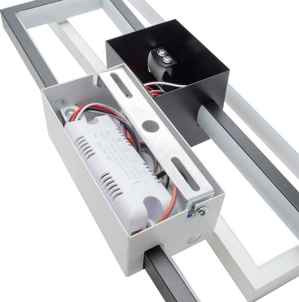 APPLIQUE LED RETTANGOLARE 2X23W CCT 3000K A 6500K PARETE DIMMERABILE TELECOMANDO in Applique Trade Shop italia - Napoli, commercioVirtuoso.it