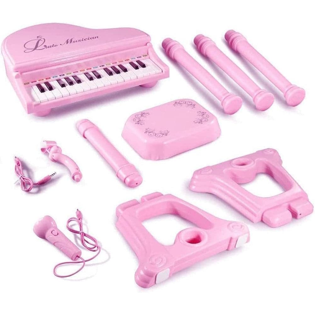 Pianoforte per Bambini con 31 Tasti Sgabello e Microfono Tastiera Musicale Rosa in Pianoforti e tastiere Esplodia - Napoli, commercioVirtuoso.it