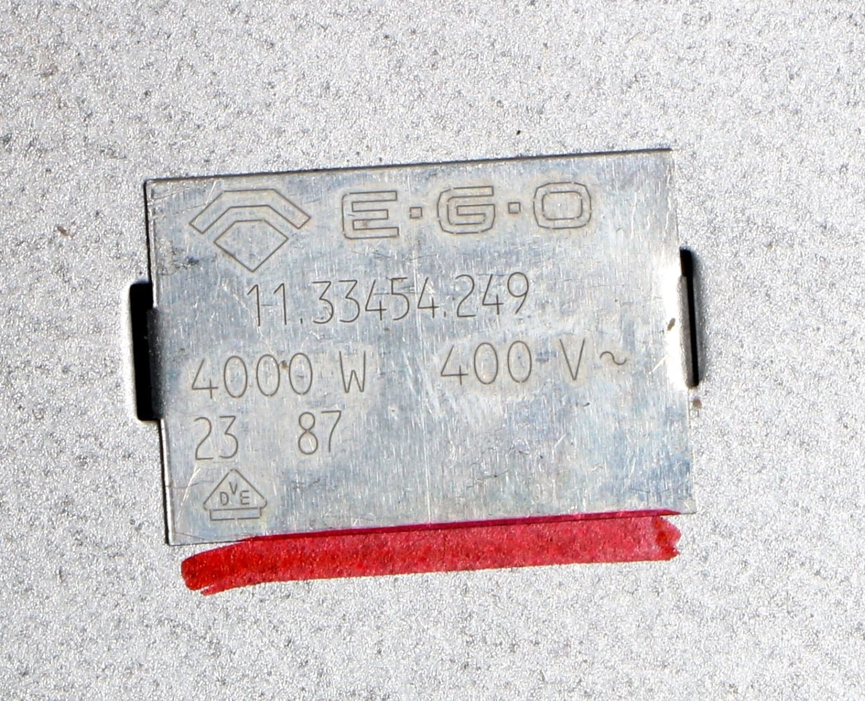PIASTRA ELETTRICA PROFESSIONALE 11.33454.249 4000W 300x300mm + TERMOPROTETTORE in prodotto EuroStore07 - Alatri, commercioVirtuoso.it