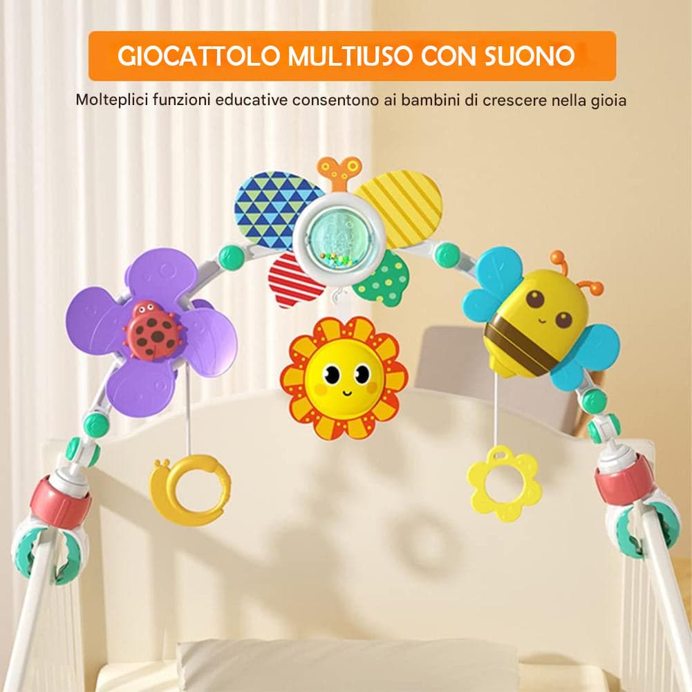 Giostrina Arco per Neonati con Suono e Morsetti Regolabili Giocattolo Educativo in Giochi da passeggino Esplodia - Napoli, commercioVirtuoso.it