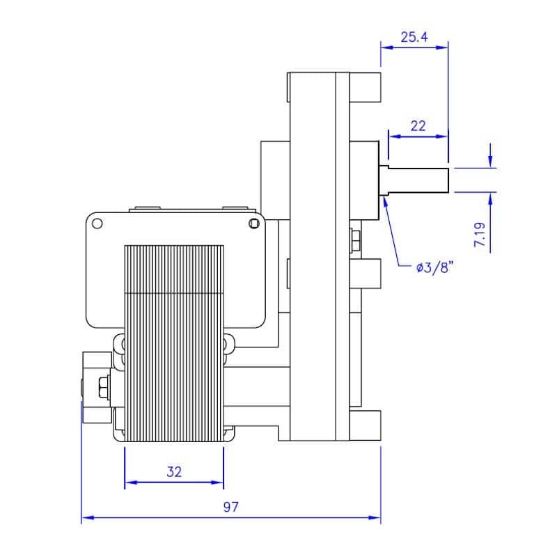 Motoriduttore Mellor FB1255 stufe a pellet 14702008 in Accessori e parti per riscaldamenti Colella Ricambi - Casoria, commercioVirtuoso.it