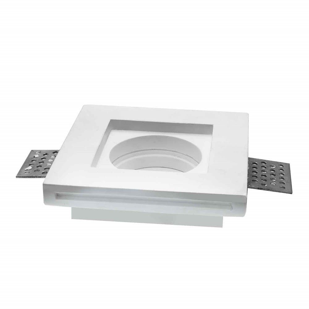 FARETTO SLIM GESSO SMART LED GU10 WIFI INCASSO QUADRATO RGB CCT ALEXA GOOGLE 10X10CM in Faretti da soffitto Trade Shop italia - Napoli, commercioVirtuoso.it