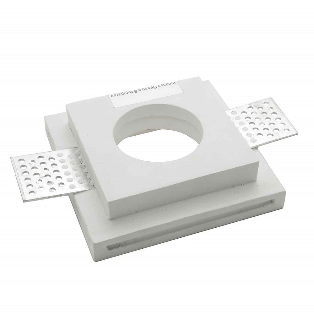 FARETTO SLIM GESSO SMART LED GU10 WIFI INCASSO QUADRATO RGB CCT ALEXA GOOGLE 10X10CM in Faretti da soffitto Trade Shop italia - Napoli, commercioVirtuoso.it